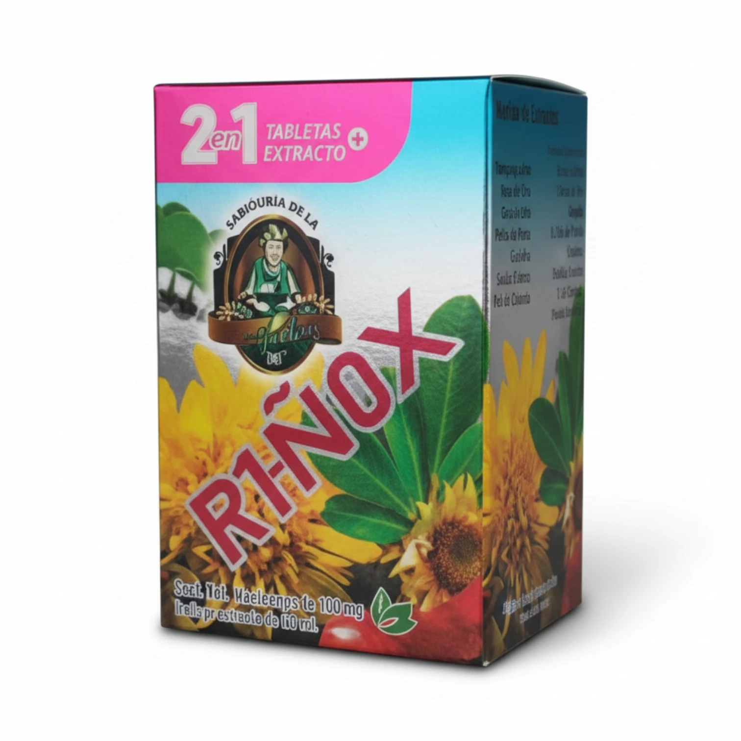 Riñox 2en1 | Suplemento de Extractos Naturales para el Bienestar Renal y Vías Urinarias