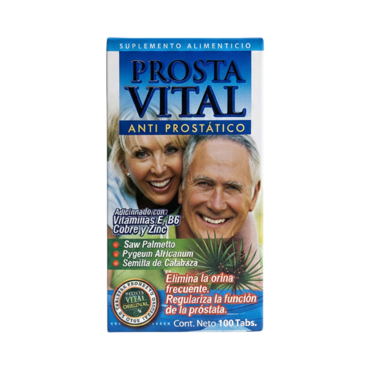 Prosta Vital 100 Tabletas | Soporte Natural para la Función Prostática