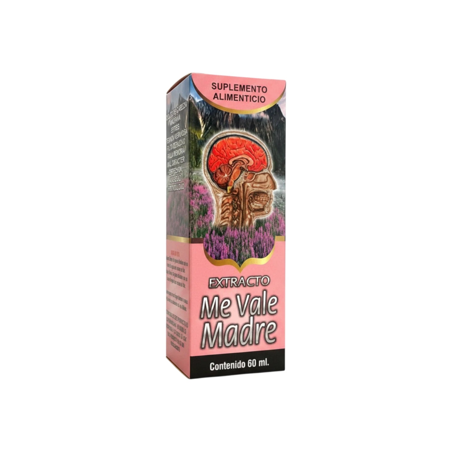 Extracto Me Vale Madre Rosa 60ml | Auxiliar en Estrés y Nerviosismo