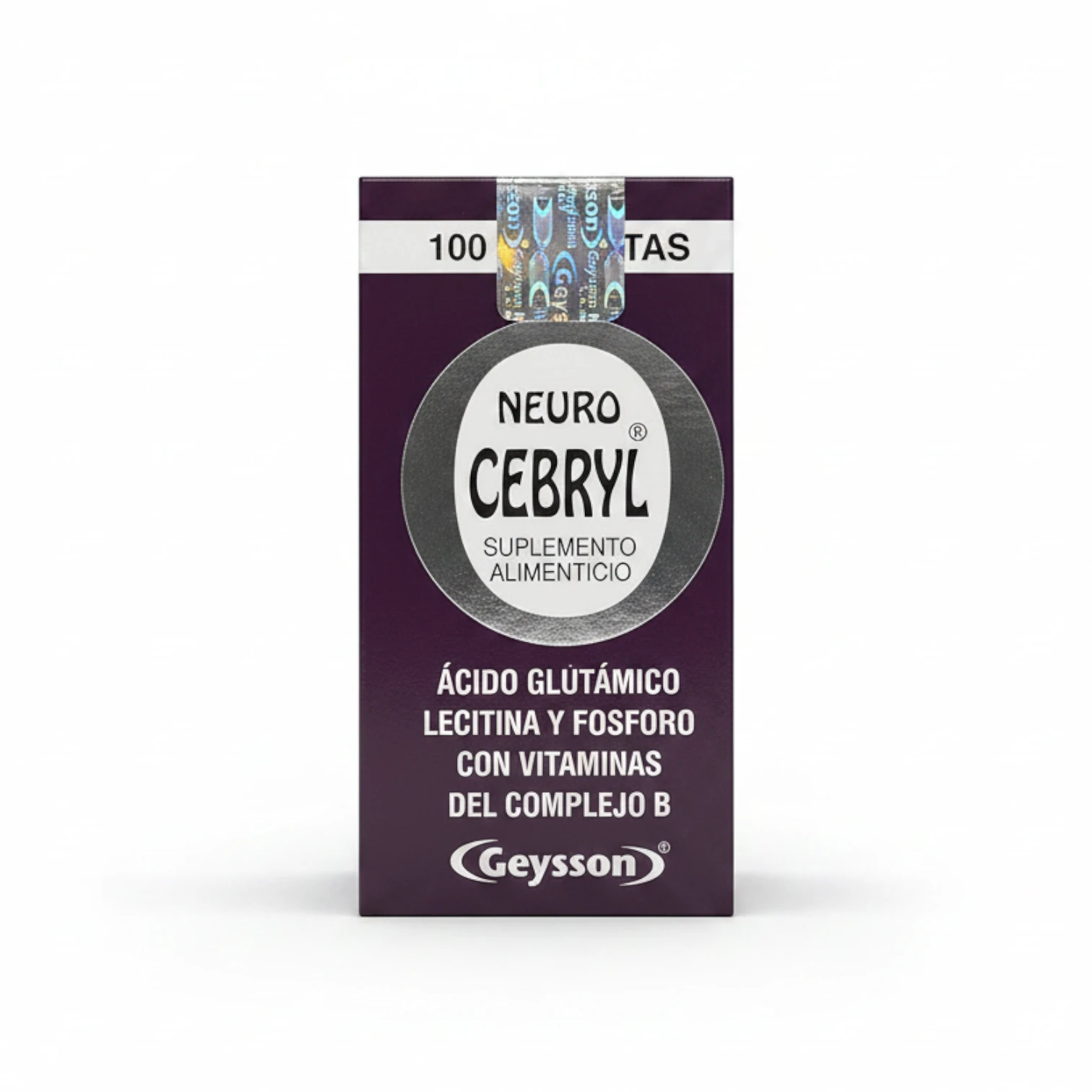 Neuro Cebryl 100 Tabletas | Refuerzo para la Memoria y Salud Cerebral