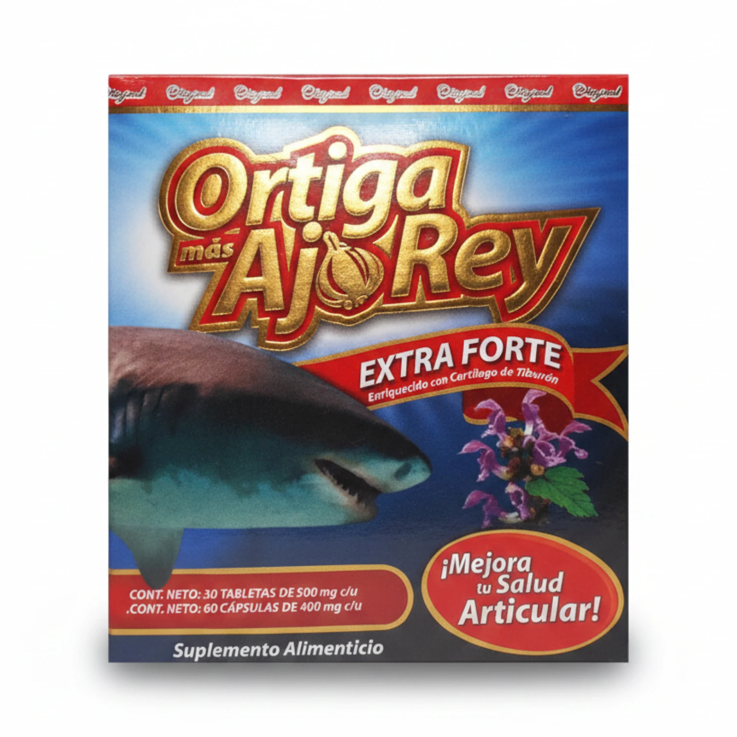 Ortiga más Ajo Rey Extra Forte | Suplemento para la Salud Articular
