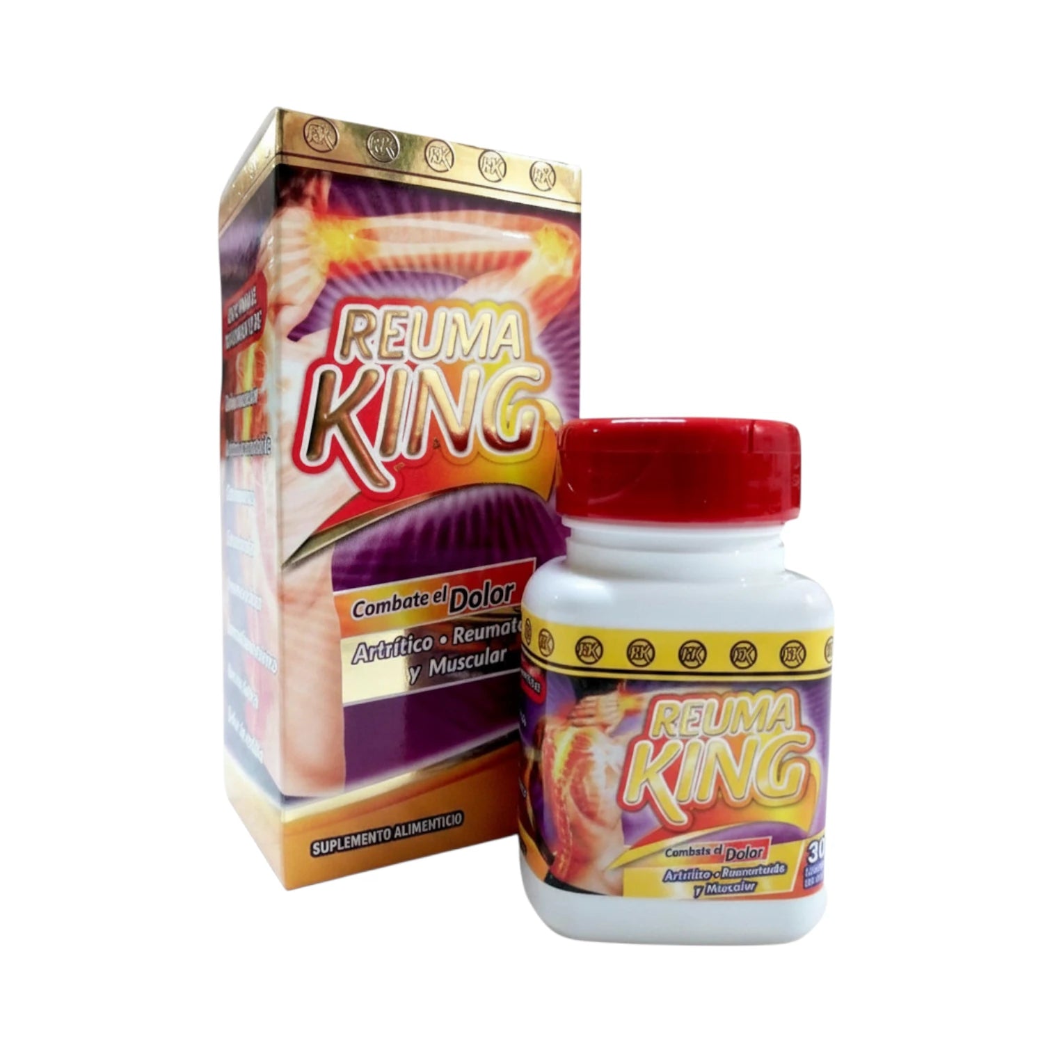 Reuma King | Suplemento para el Alivio del Dolor Artrítico y Muscular